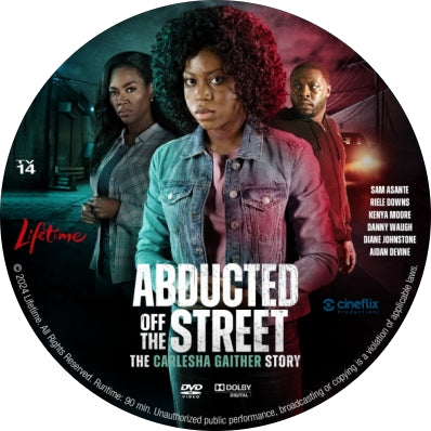 Abducted Off The Street:  The Carlesha Gaither Story [DVD] [DISC ONLY] [2024]