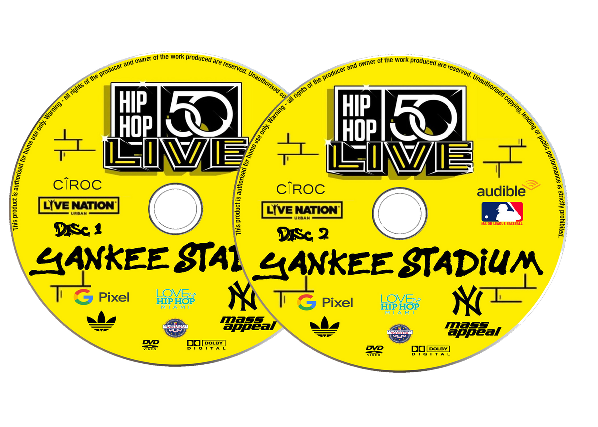 Hip Hop 50 Live At Yankee Stadium [DVD] [DISC ONLY] [2023