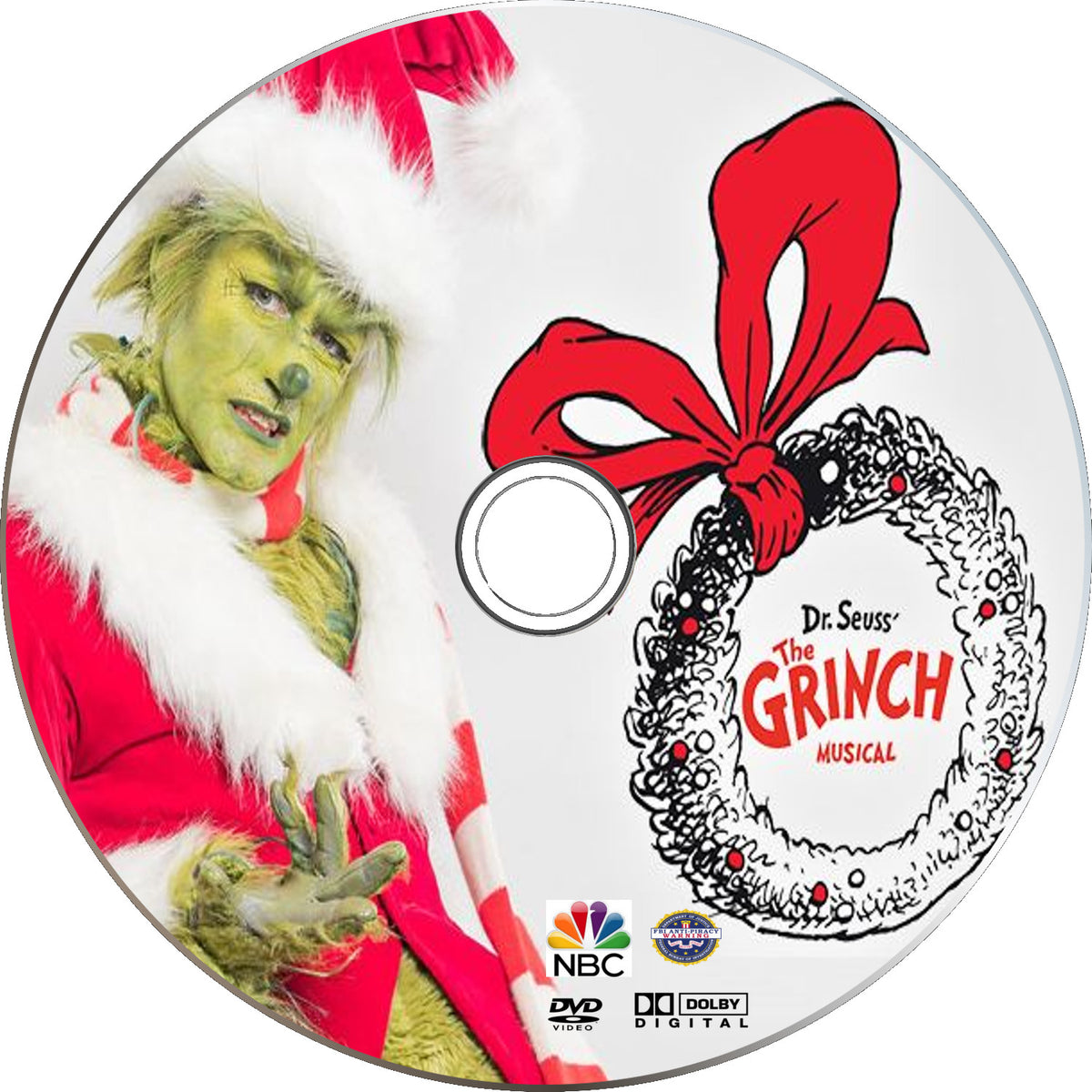 Dr. Seuss' The Grinch Musical! [DVD] [DISC ONLY] [2020] Seaview
