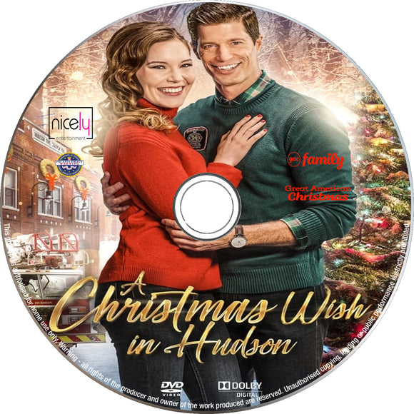 A Christmas Wish In Hudson [DVD] [DISC ONLY] [2021]