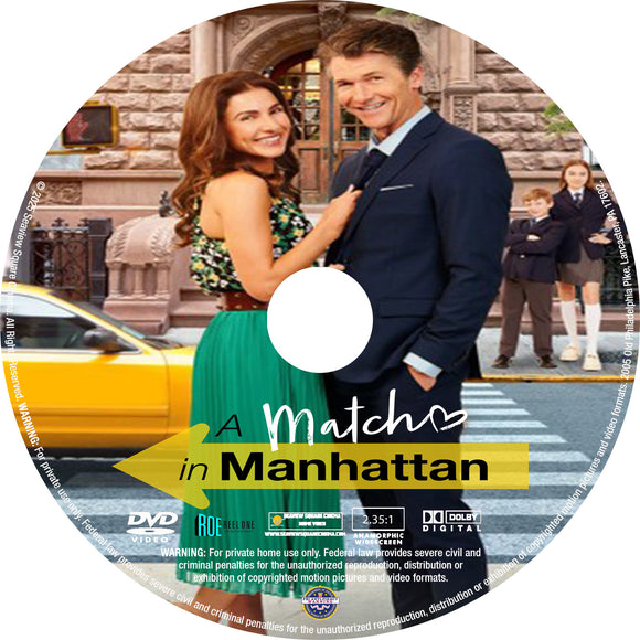 A Match In Manhattan [DVD] [DISC ONLY] [2023]