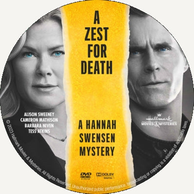 A Zest For Death:  A Hannah Swensen Mystery [DVD] [DISC ONLY] [2023]