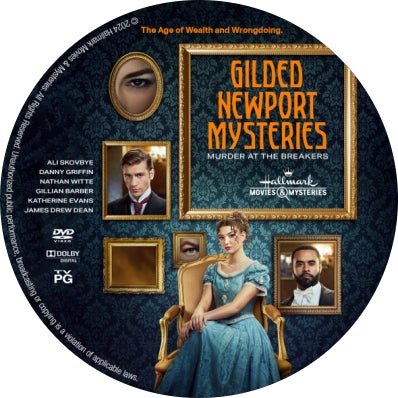 Gilded Newport Mysteries:  Murder at the Breakers [DVD] [DISC ONLY] [2024]