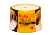 Kodak Double Layer 50 Pack 8.5GB 8X DVD+R DL (Logo Top)