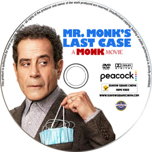 Mr. Monk's Last Case:  A Monk Movie [DVD] [DISC ONLY] [2023]