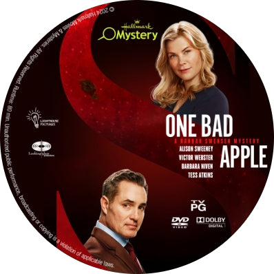 One Bad Apple:  A Hannah Swensen Mystery [DVD] [DISC ONLY] [2024]