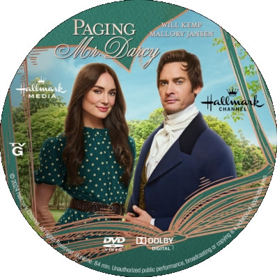 Paging Mr. Darcy [DVD] [DISC ONLY] [2024]