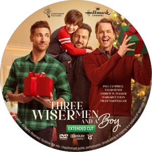 Three Wiser Men And A Boy:  Extended Cut (2024) – Hallmark Dramatic Comedy MOD DVD (Region‑Free, Disc Only)
