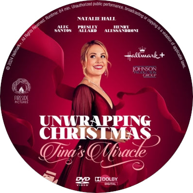 Unwrapping Christmas:  Tina's Miracle [DVD] [DISC ONLY] [2024]