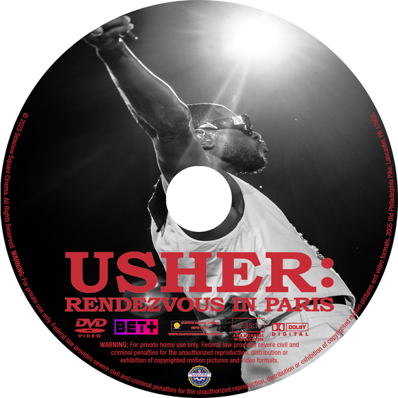 USHER:  Rendezvous In Paris [DVD] [DISC ONLY] [2024]