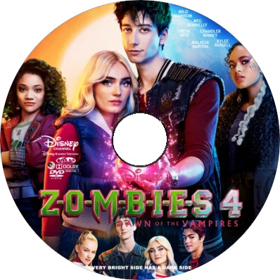 ZOMBIES 4:  Dawn Of The Vampires (2025) – Disney Channel MOD DVD (Region-Free, Disc Only)