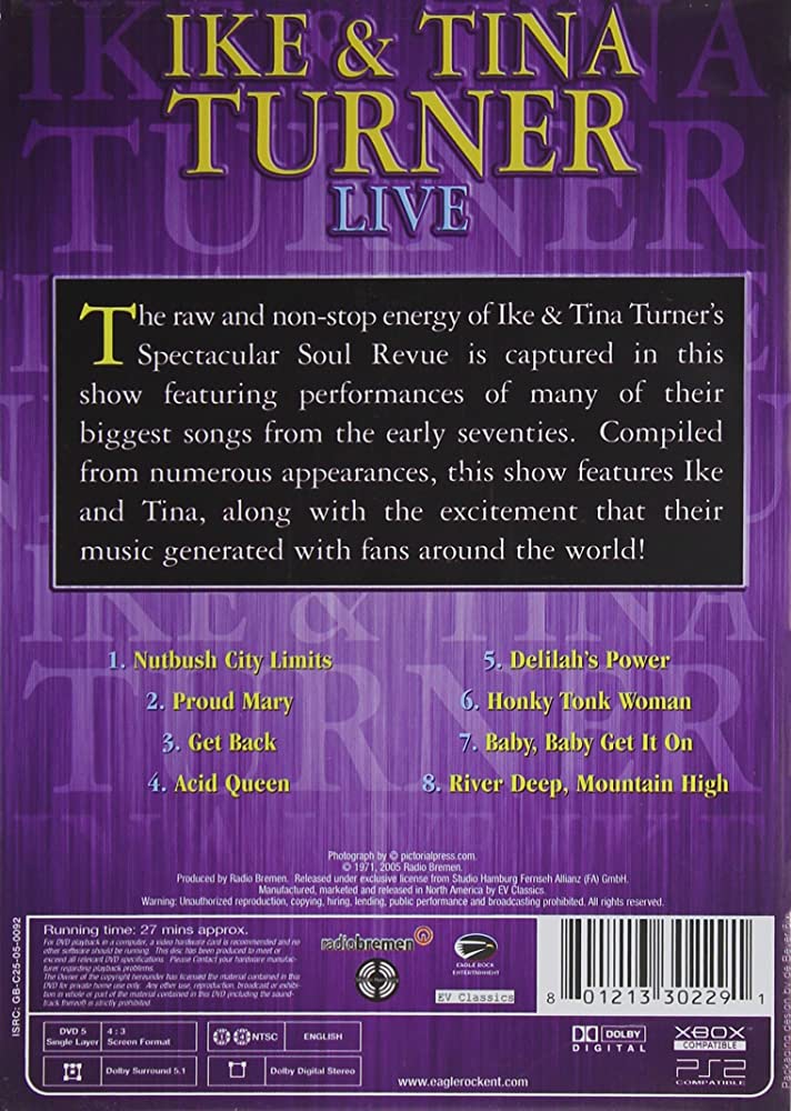 Ike & Tina Turner: Live [DVD] [1971] - Seaview Square Cinema